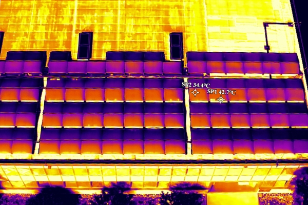 Drohnen-Thermografie einer Photovoltaikanlage